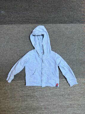 Magnetic Me Heather Gray 100% Organic Cotton Sweatshirt Hoodie Size 2T